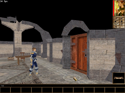 A screenshot of xoreos running Neverwinter Nights
